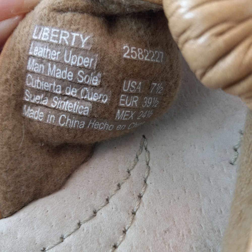 Earth Spirit Boho Leather Wedge Sandals - Picture 8 of 8